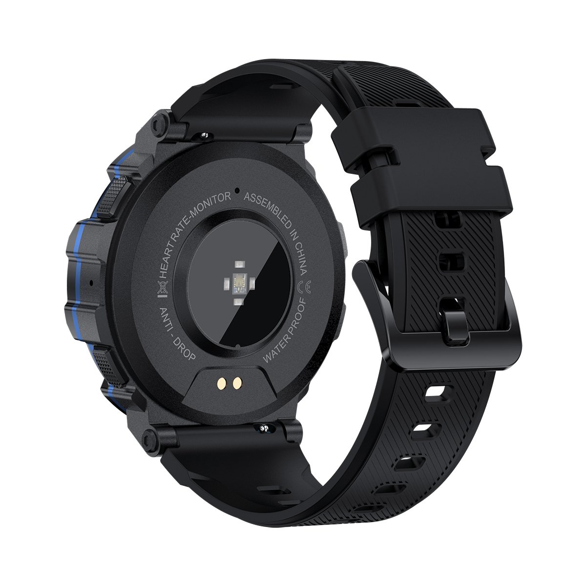 Sporty fashion smart watch PG666 full round touch screen high quality fitness BT call blood pressure smartwatch for men