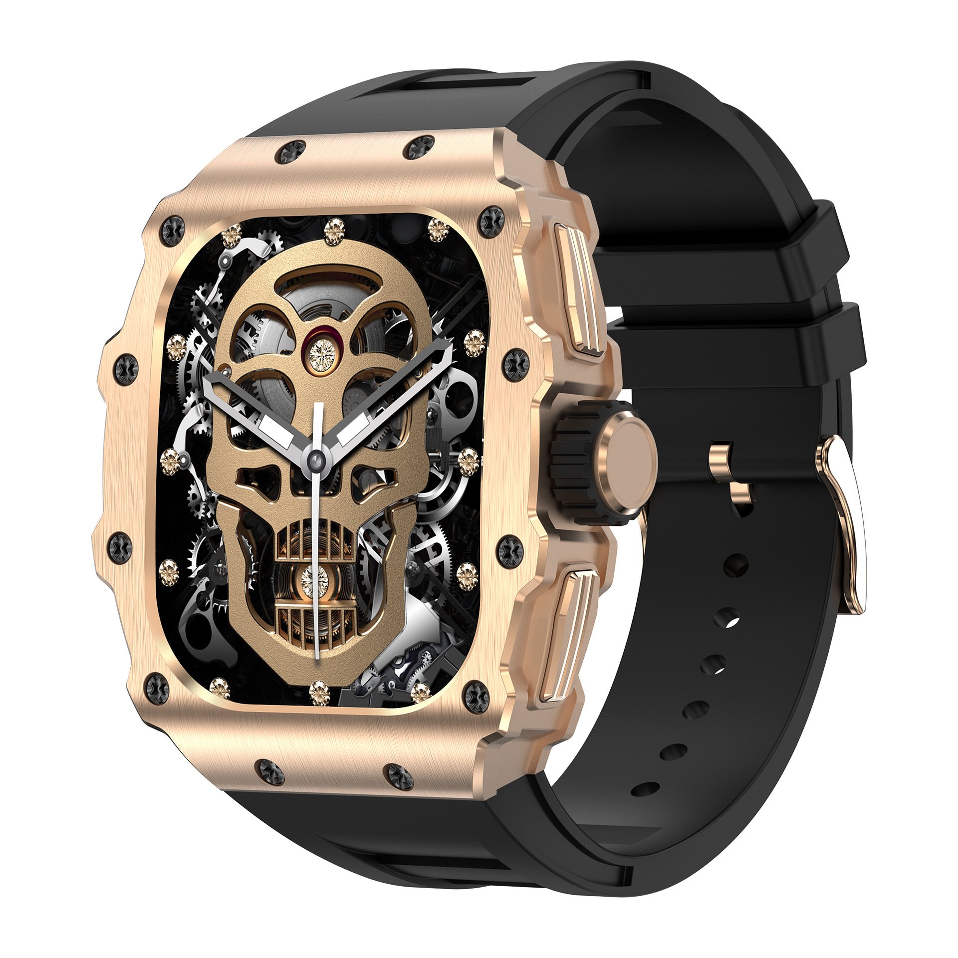 metal Amoled smart watch AK65 1.95" dial heart rate data 123+ sport modes exercise records reloj men smart watch for sport
