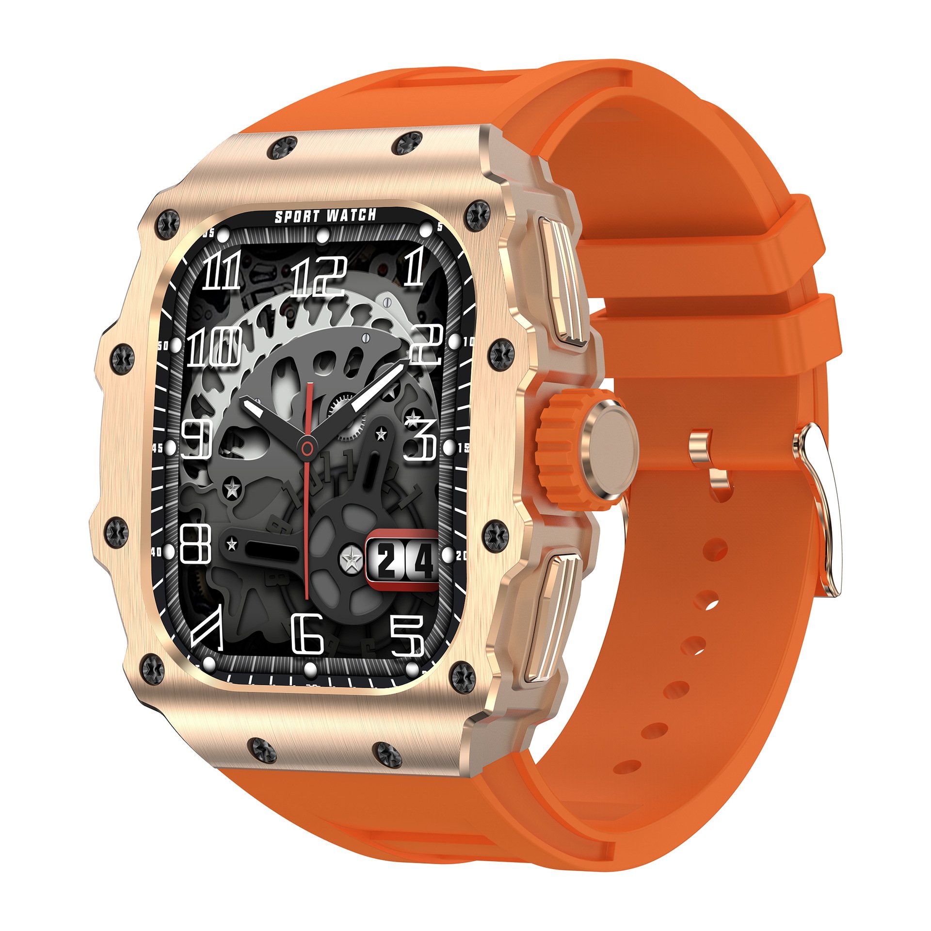 metal Amoled smart watch AK65 1.95" dial heart rate data 123+ sport modes exercise records reloj men smart watch for sport