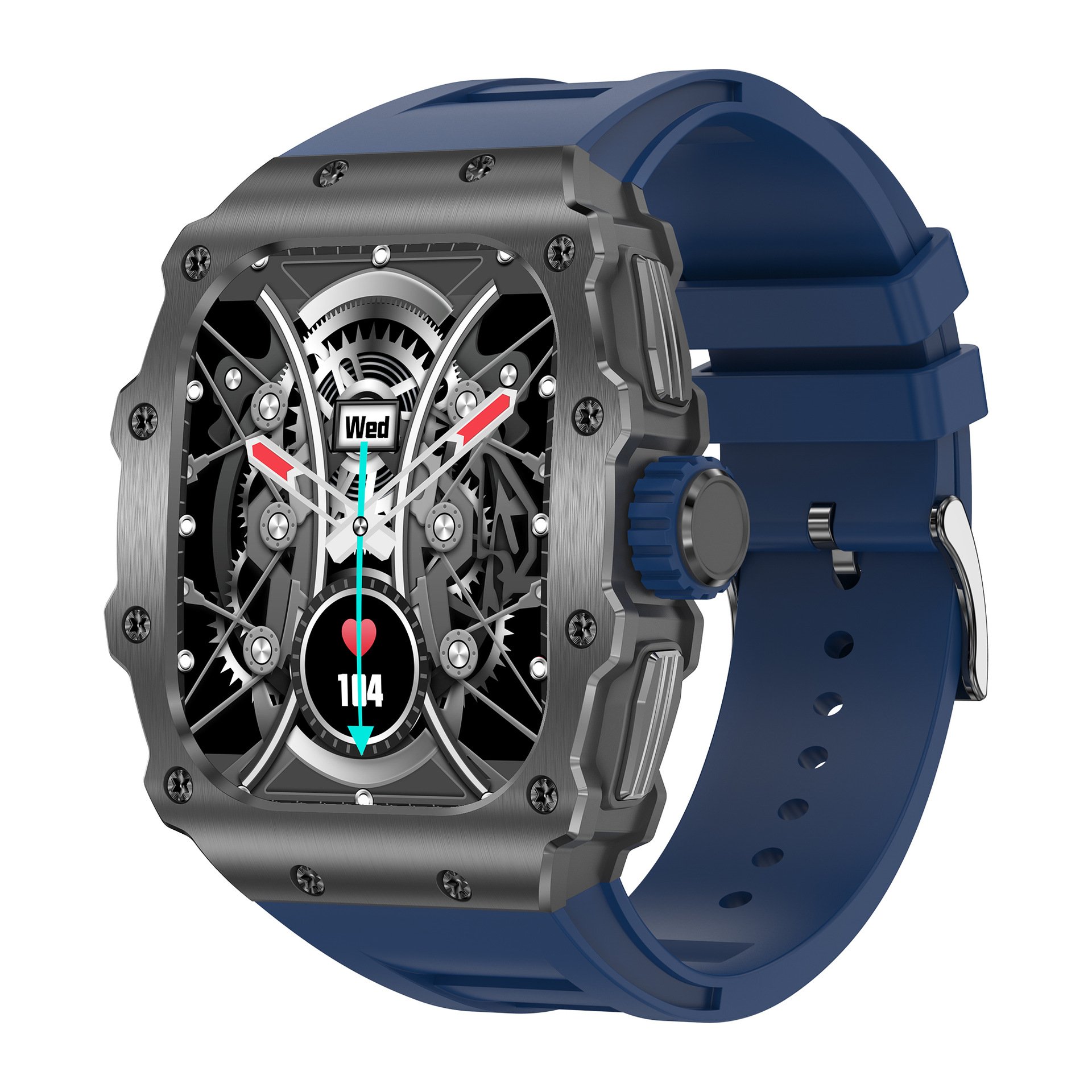 metal Amoled smart watch AK65 1.95" dial heart rate data 123+ sport modes exercise records reloj men smart watch for sport