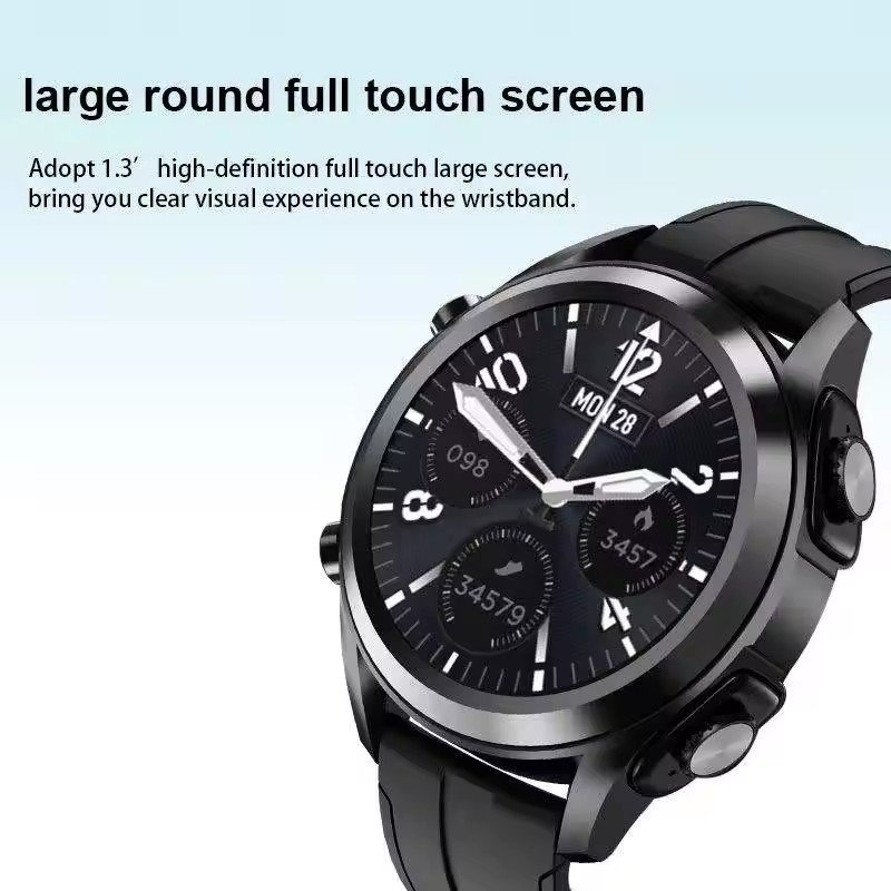Smart watch 2023 JM03 TWS BT earphone and watch 2in1 touch screen call reminder 24h Heart rate smart watch fitness taracker