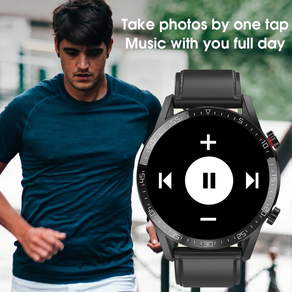 KW18 Smart Watch Support MP3 Smartwatch For Android IOS 340mAh Battery Smart Watch With Heart Rate Monitor