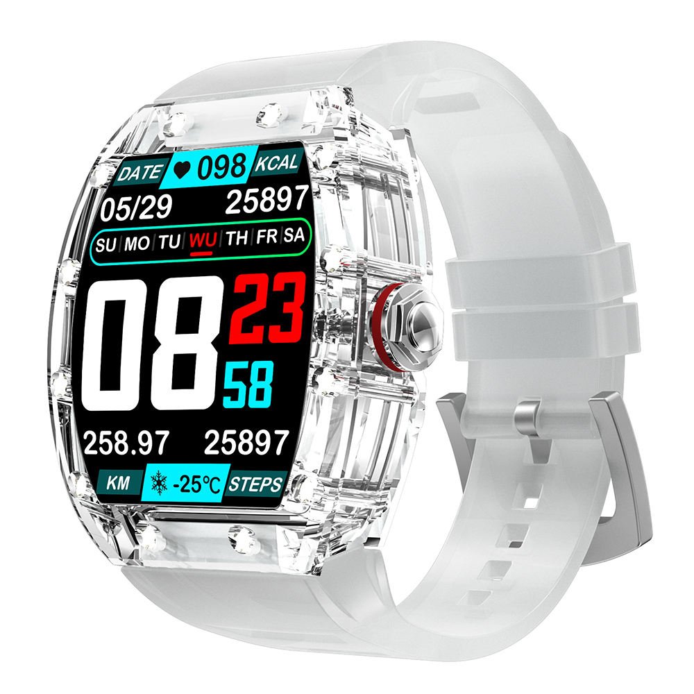 TK9 Smart Watch for Men Women NFC Smartwatch Heart Rate Waterproof Fitness Bracelet HD Screen BT 5.0 IP68 Waterproof Smart Watch