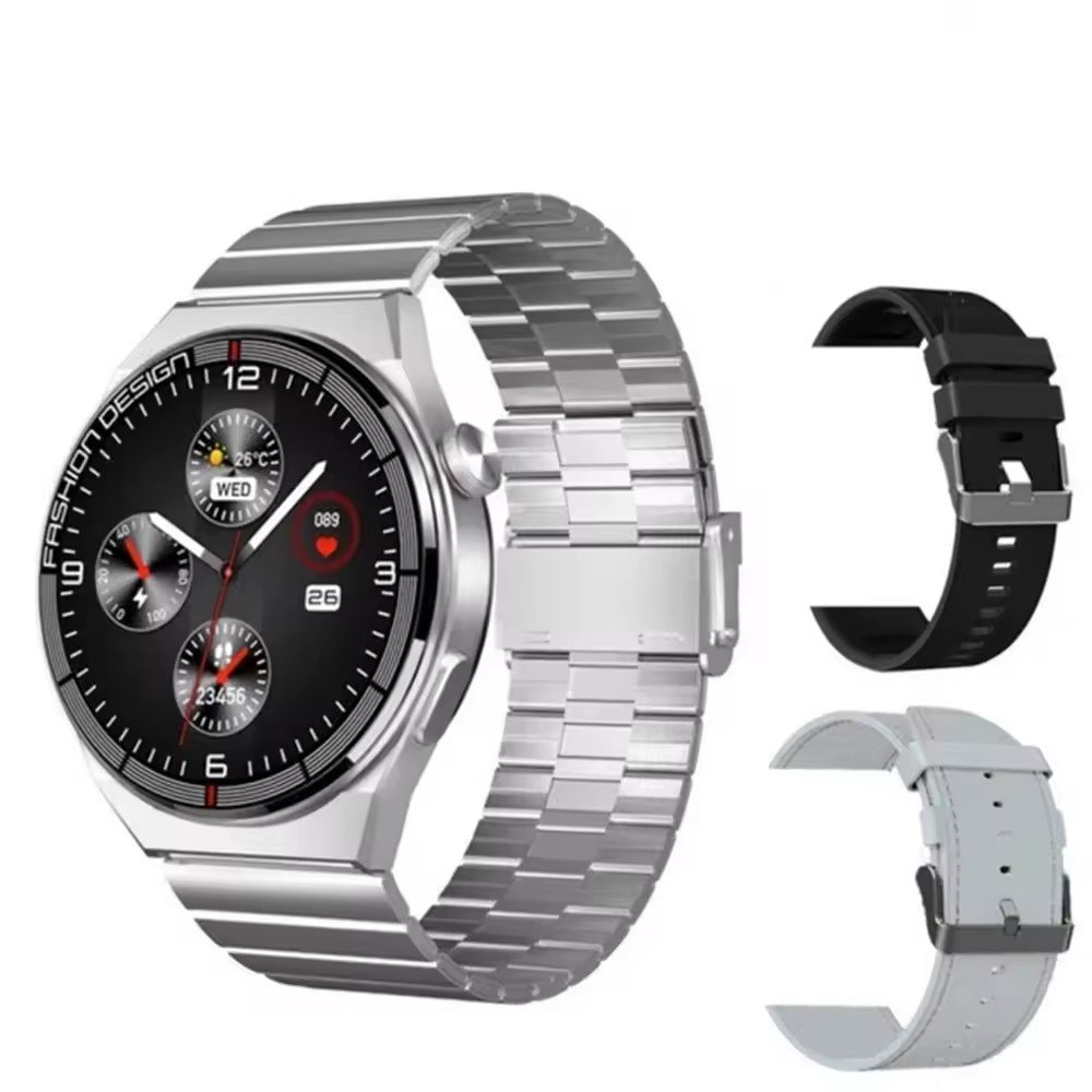 2024 NEW ARRIVAL H4 MAX Smart Watch With NFC electronic payment smart watch h4 max Reloj Inteligente 3 straps For Men Business