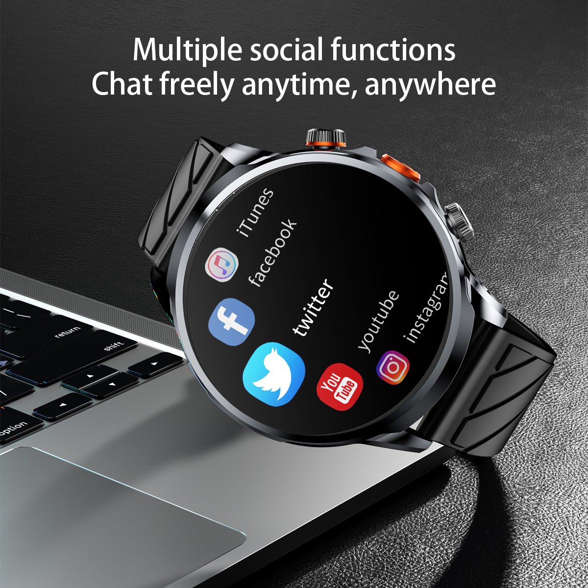 4G LTE Android smart watch APPLLP 1.85 inch full touch screen 2G+32G GPS positioning 4G smart watch
