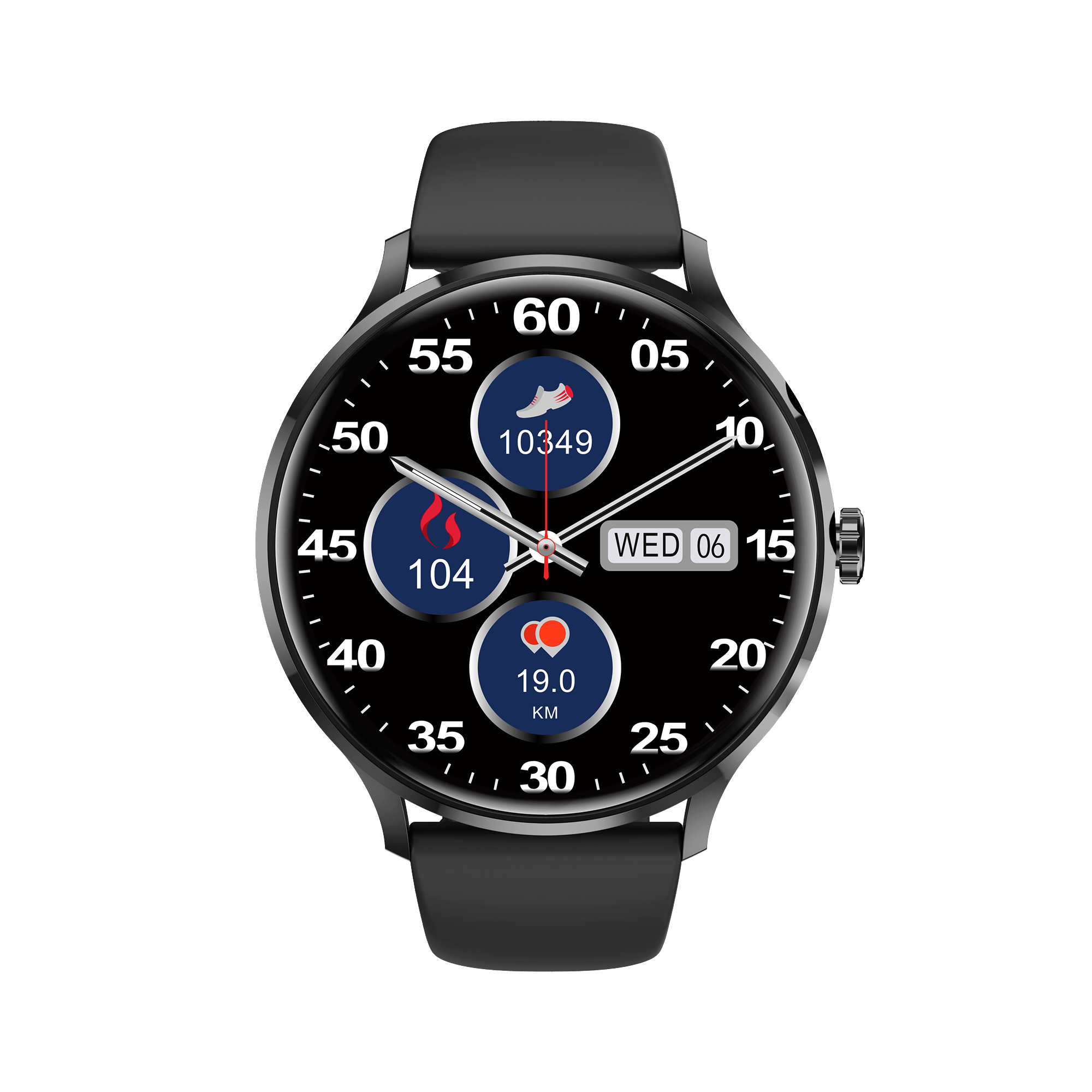 Smart Watch QS80 1.39 Inch TFT Full Touch Screen Long Battery Blood Oxygen Pressure Fitness Tracker BT Call