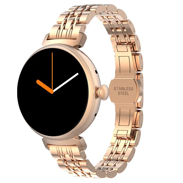 Worldwide Smallest 1.04" Amoled Screen Smart watch Clock with customized Watch face and bluetooth name and Free SDK
