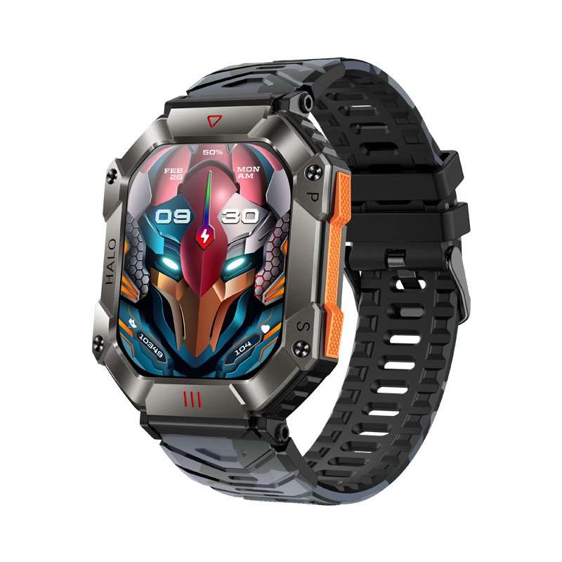 Sports Outdoor Smartwatch 2.0 Inch Compass BT Call Fitness Watch Bracelet Dafit Smart Watch KR80