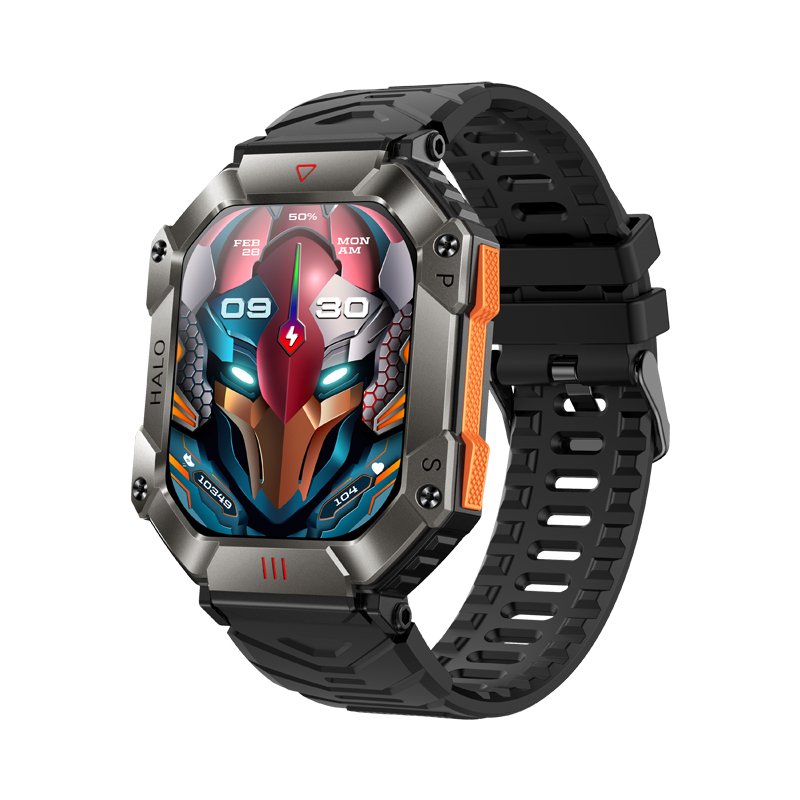 Sports Outdoor Smartwatch 2.0 Inch Compass BT Call Fitness Watch Bracelet Dafit Smart Watch KR80