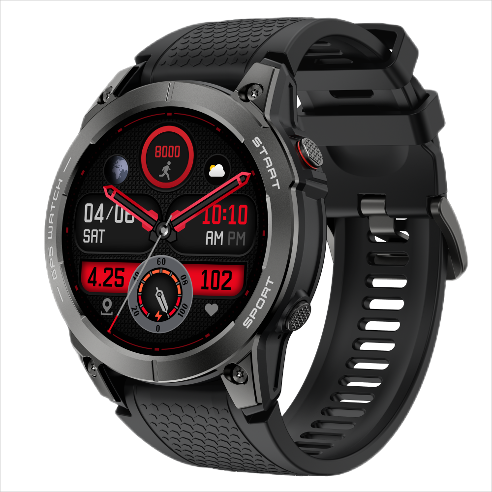 Smart Watch for Men Women (Answer/Make Call) GPS sport AMOLED health smart band ip68 waterproof round screen GS53 smart watches