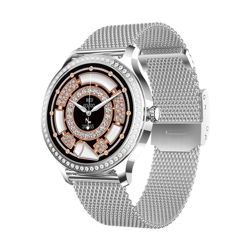 's items 2024 new Women's diamond-encrusted Bluetooth Talk waterproof smart watch Heart Rate Blood Oxygen Watch