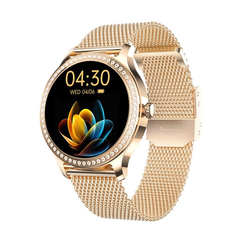 's items 2024 new Women's diamond-encrusted Bluetooth Talk waterproof smart watch Heart Rate Blood Oxygen Watch