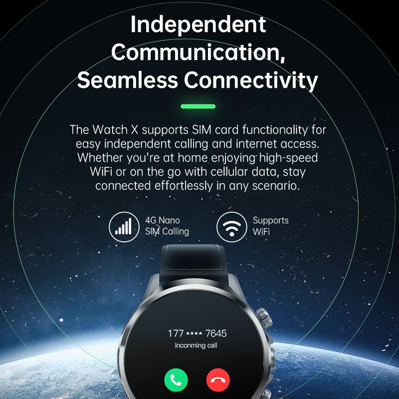 Global Version Black Shark Smart Watch X 4G Android Watch 3GB RAM 32GB ROM 1.9'' Display IP67 Washable 2MP Camera Android 8.1