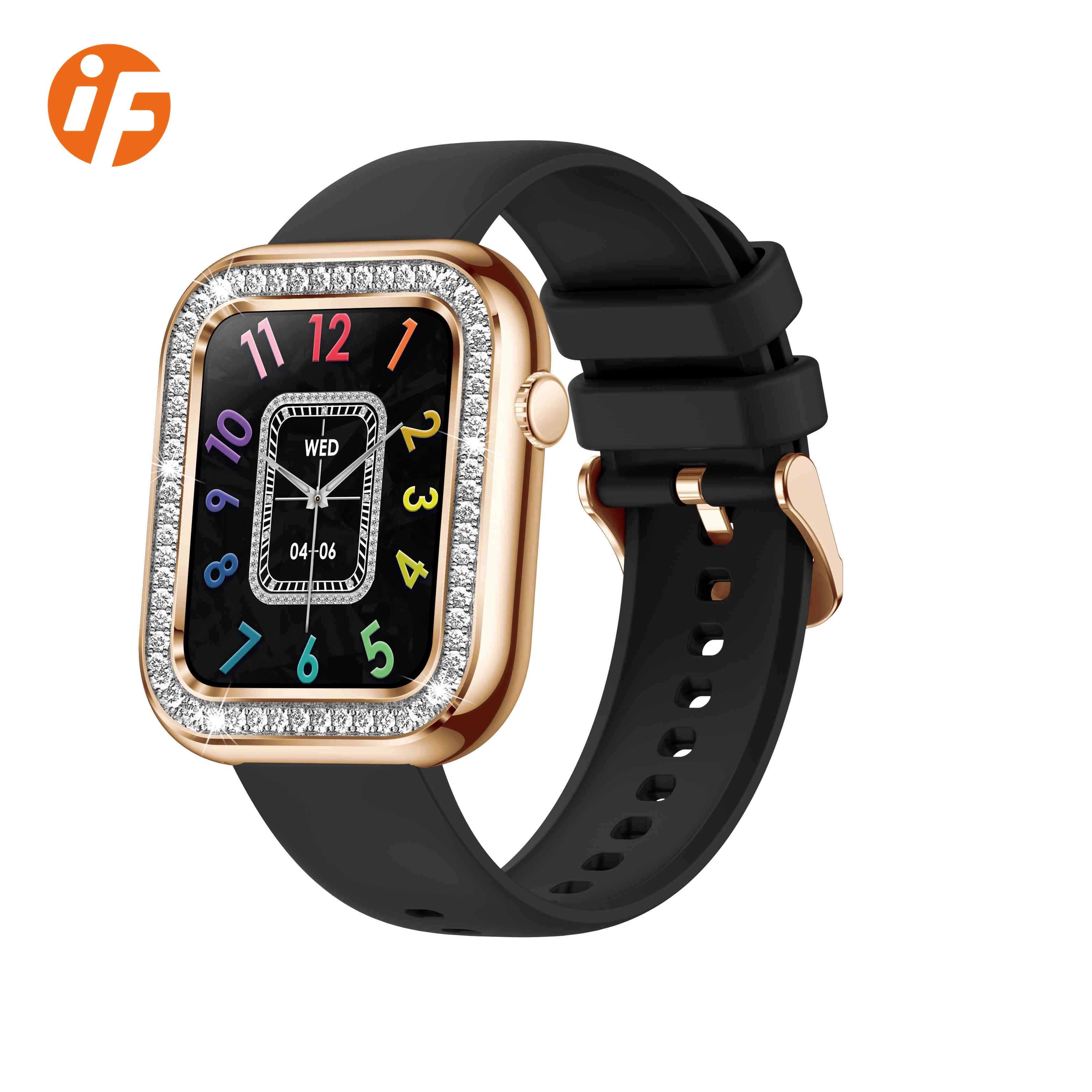 INNOFOVO Ip68 Waterproof I78 Smartwatch 1.59'' Big Screen Smart Watch For Women Ladies