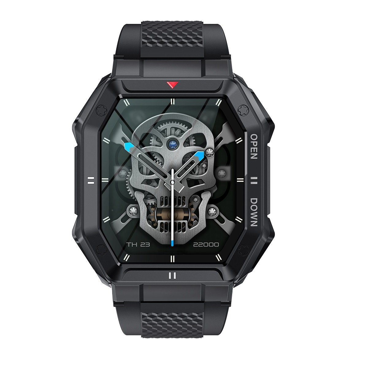 K55 Three Proof Smart Watch Men 1.85inch Bluetooth Call 350mAh Healthy Monitor Outdoor IP68 Waterproof Smartwatch