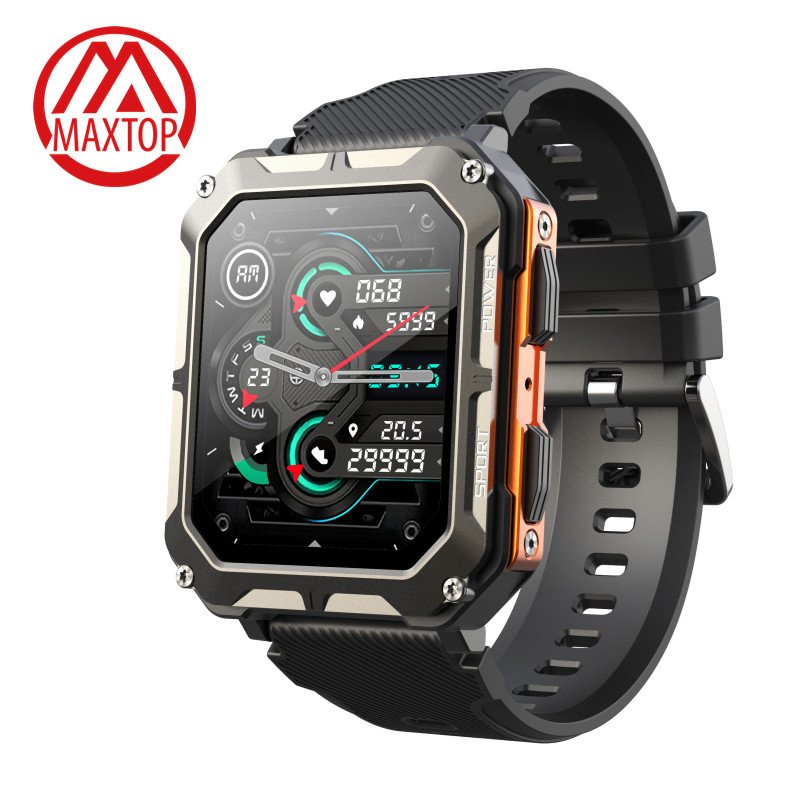 Multiple Sport Modes IP67 Waterproof Blood Pressure Monitor Smart Watch For Women