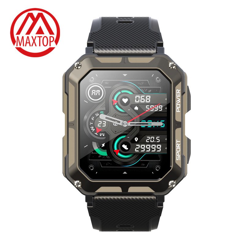 Multiple Sport Modes IP67 Waterproof Blood Pressure Monitor Smart Watch For Women