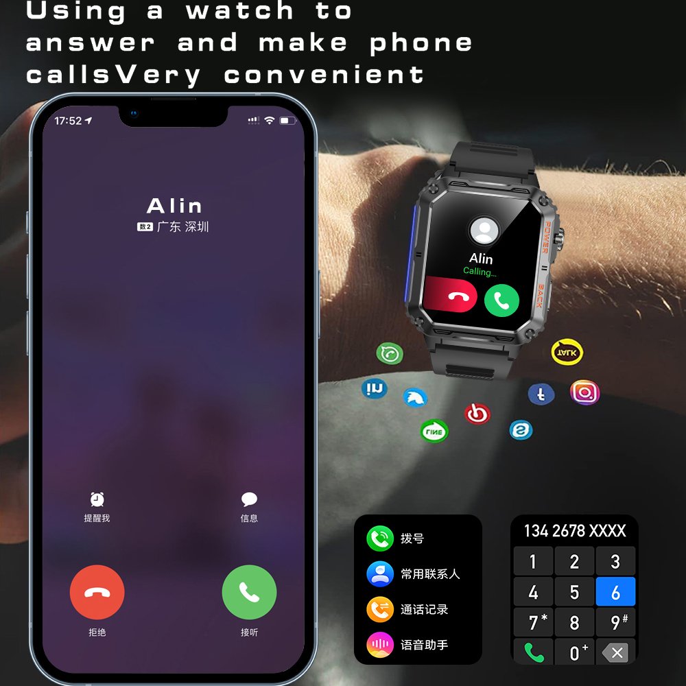 VALDUS Sleep Monitoring 1.91 Inch Screen VD38 Smartwatch Serie Dynamic Heart Rate True Blood Oxygen Wholesale Smart Watch