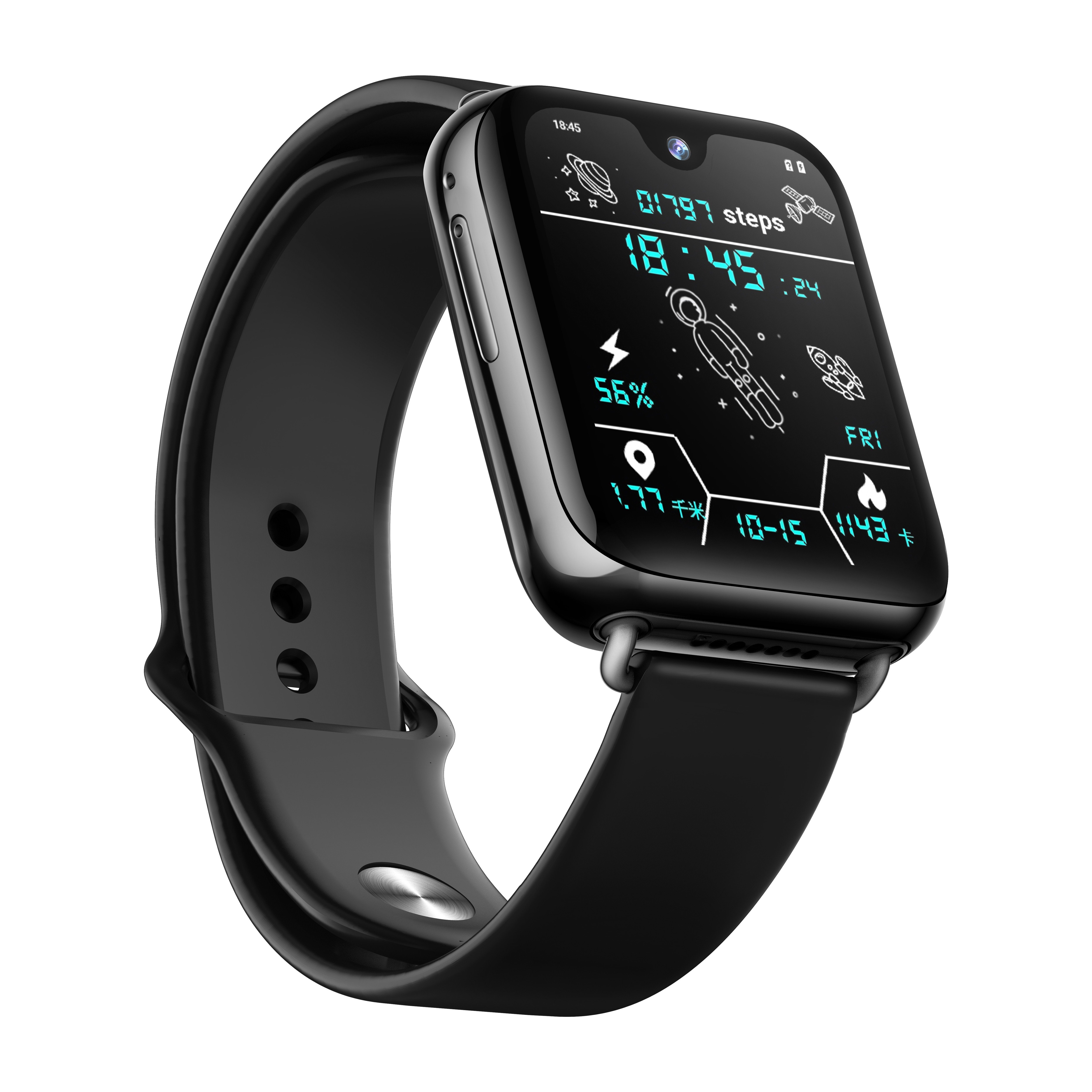 Android 8.1 Smart Watch 2GB+16GB 4GB+64GB Camera Phone Watch Men Wome I3 4G 730mah Battery GPS WIFI 1.78inch Alloy Unisex OLED