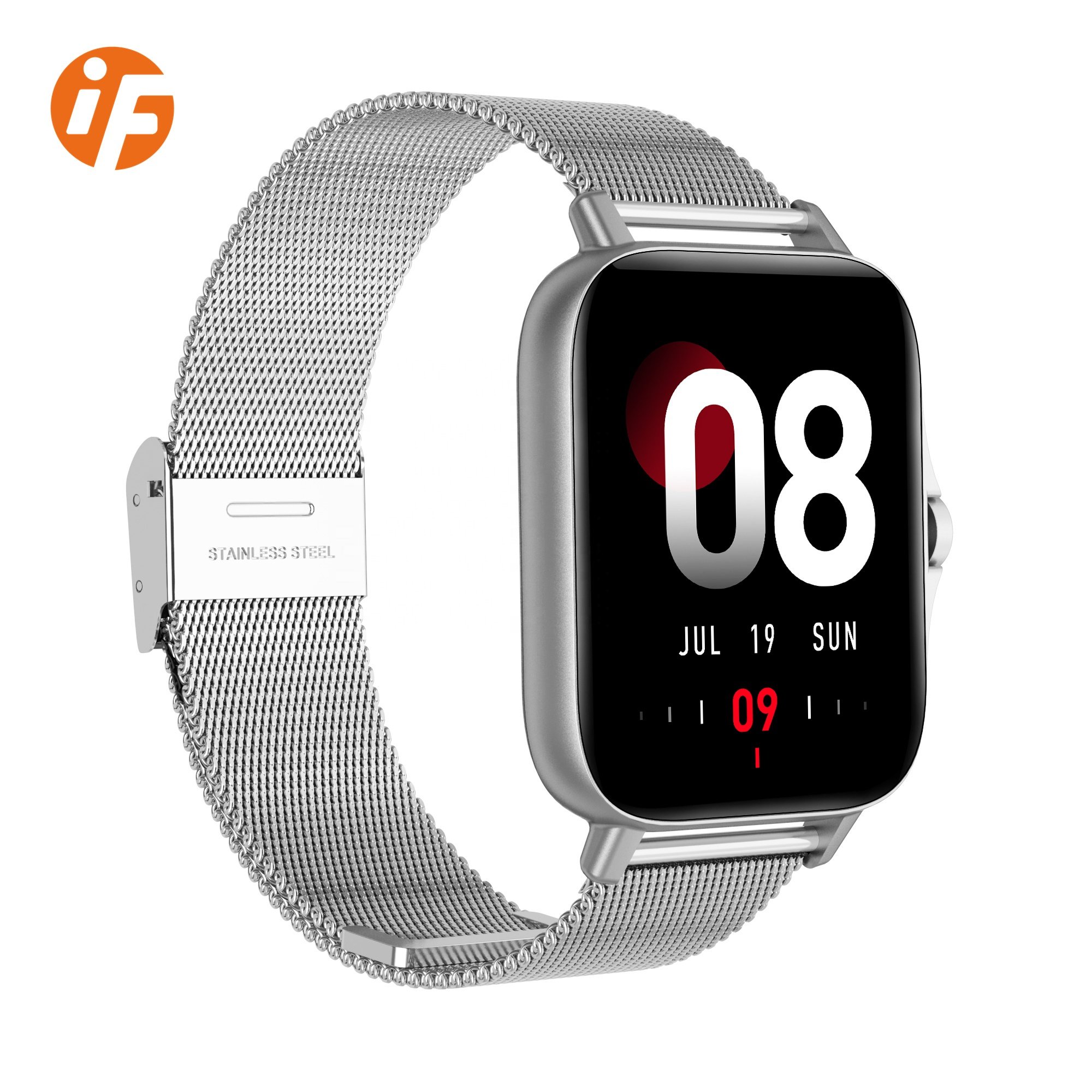 INNOFOVO 1.69inch outdoor smartwatch waterproof women mens sport smart watch
