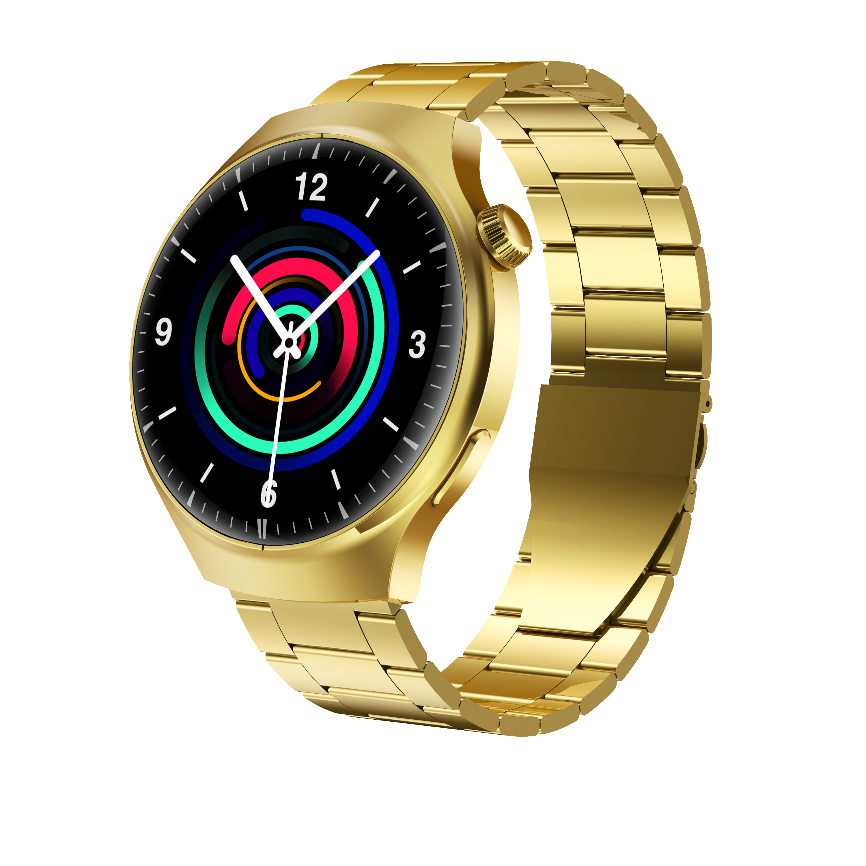 2024 NEW arrival WATCH 4 PRO Smart watch with double strap set Round screen Fitness Watch Good quality From Vidhon set