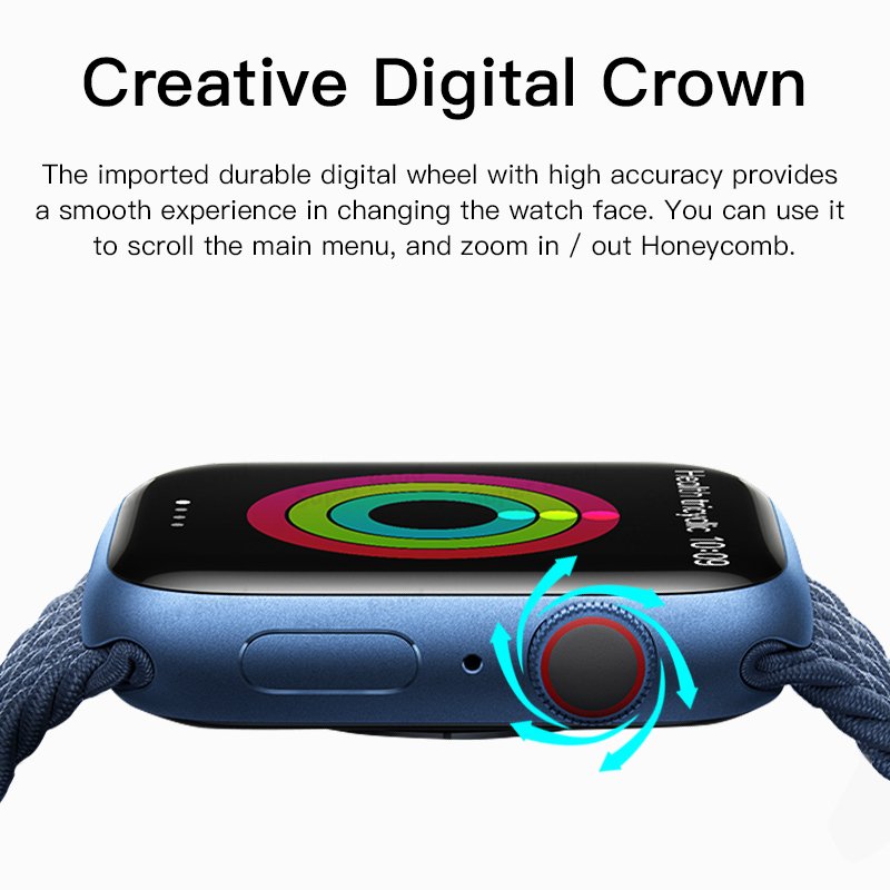 2022 Latest Smart Watch Series 7 with NFC ECG Wireless Charging Fitness Bracelet Men Smartwatch