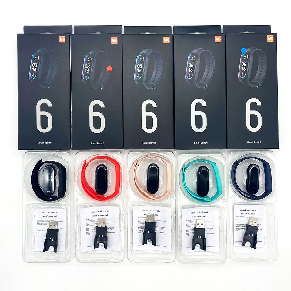 Mi Band 6 Reloj Inteligente M3 M4 M5 M6 Smart Watch Sport Fitness Tracker Smartwatch Bracelet Smart Band