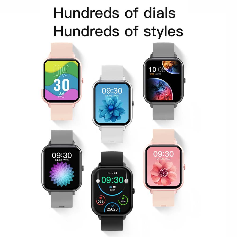 SENBONO ZL54C Square Smartwatch Men Women BT Call Sport Mode Fitness Tracker Waterproof Sport Smart Watch custom for IOS Android