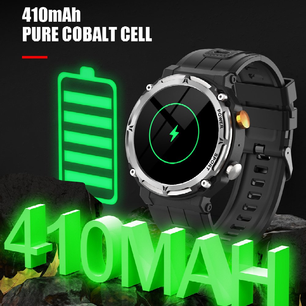 C21 Pro Outdoor Sport Smart Watch 2023 for Men 410mAh Health Monitoring IP68 Waterproof 1.39 Inch