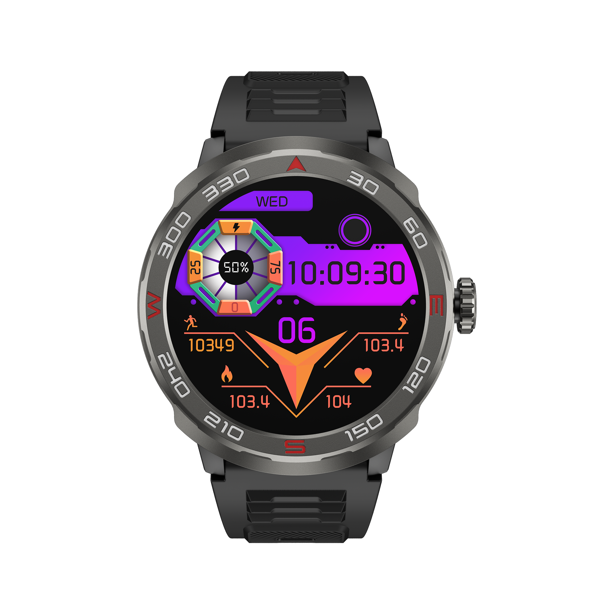 Smart Watch QS90 Round Screen BT Calling Heart Rate Monitor Sport Fitness Tracker For Android and IOS Phone