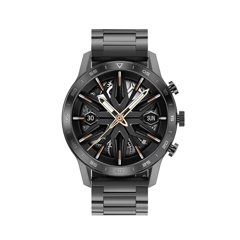IP68 Waterproof Rotation Watch Men BT Call Smartwatch Heart Rate Monitor Pedometer Sports Bracelet DT70 Plus Smart Watch