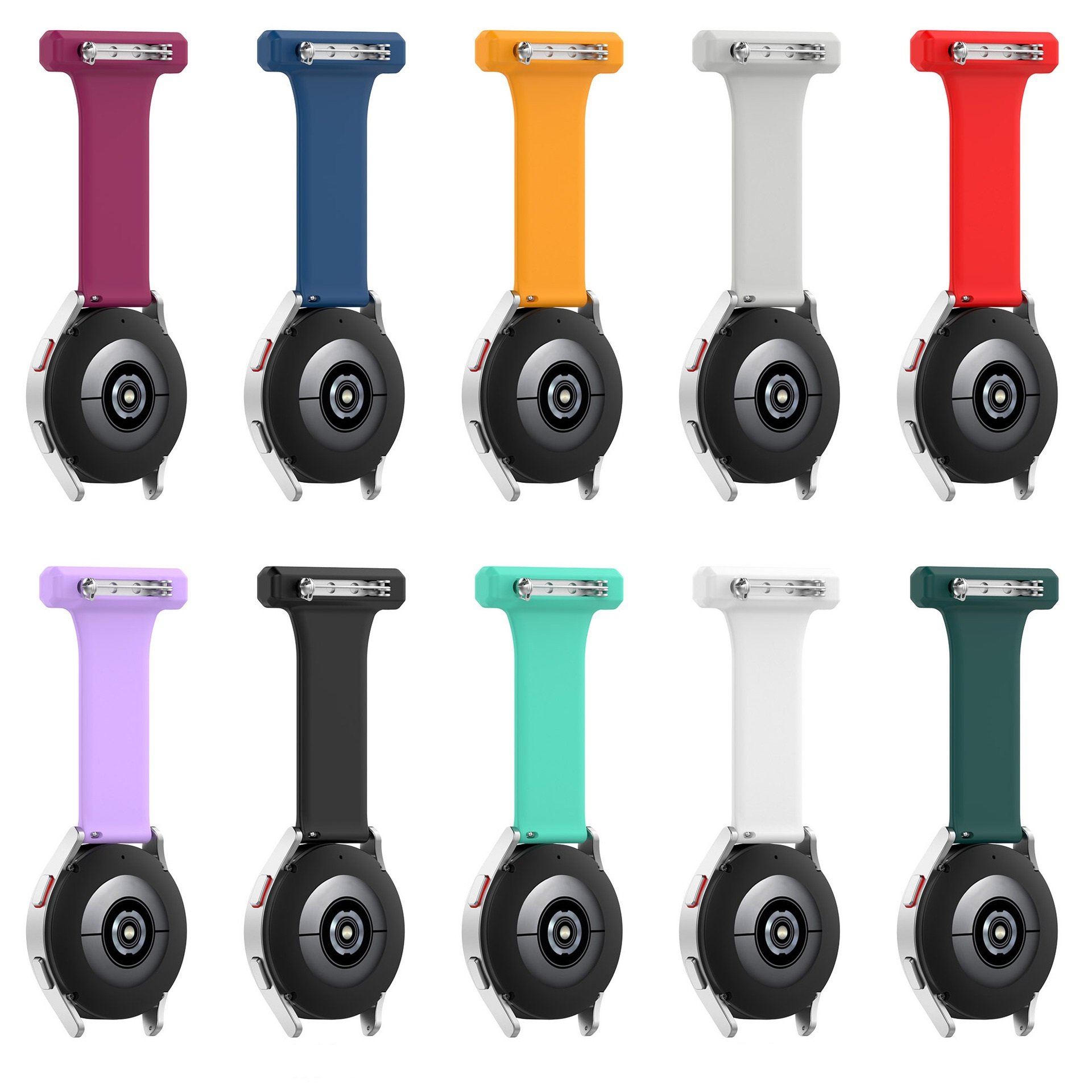 20mm 22mm Huawei Xiaomi Watch Rubber Pin Doctors Nurse Smart Watch Band for Samsung galaxy watch3 45MM