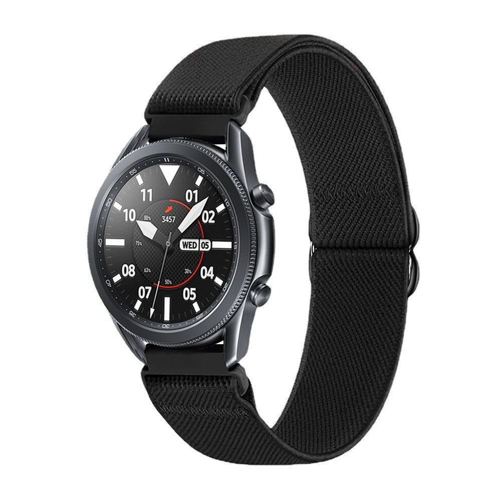 LAIHE Adjustable Elastic Custom Wrist Nylon 20 22mm Watchband For Samsung Galaxy Smart Watch Strap Bands