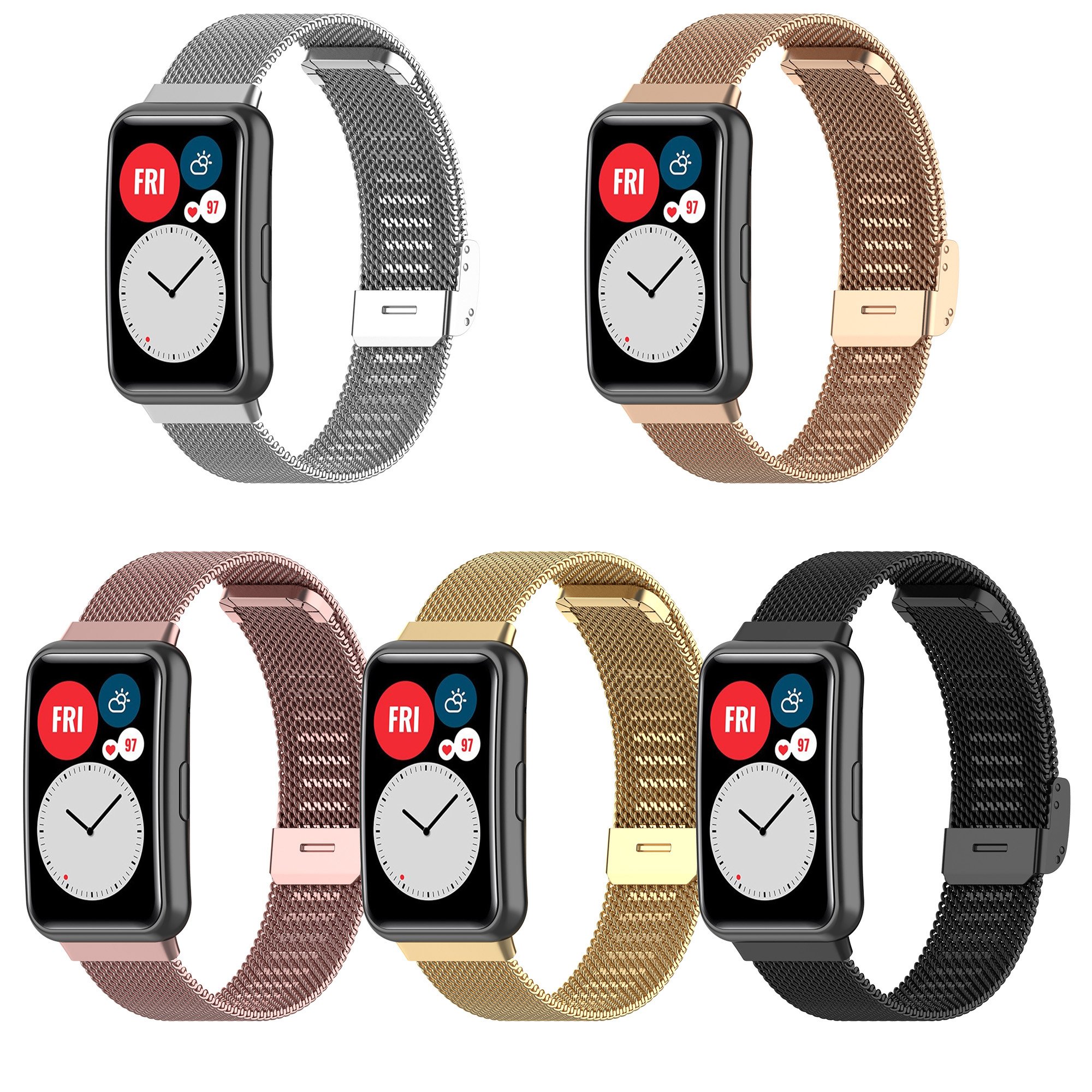 Metal Milan buckle Smart watch band strap For Huawei watch fit Special Edition B39 straps smart Bracelet