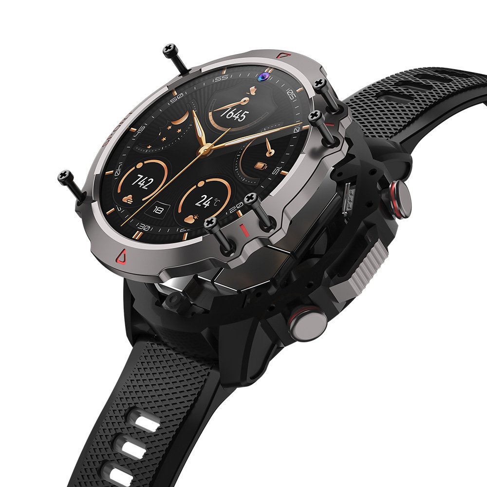4G Sport Smart Watch B5 1.53" Amoled Screen Waterproof HD Camera Video Call Heart Rate Blood Oxygen Smartwatch with Sim Card