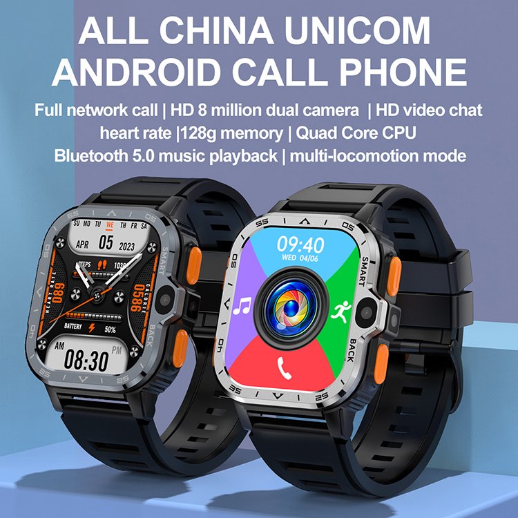 Factory Sales gs38 4g smartwatch Sports wifi gps men Android 5g ultra 9 smart watch with sim card and battery non removable
