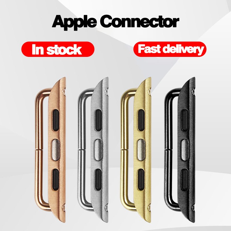 38 40 41 42 44 45 49 mm Screw Watch Band Strap Adapter Connector for Apple iWatch 9 8 7 6 5 4 3 2 1 SE