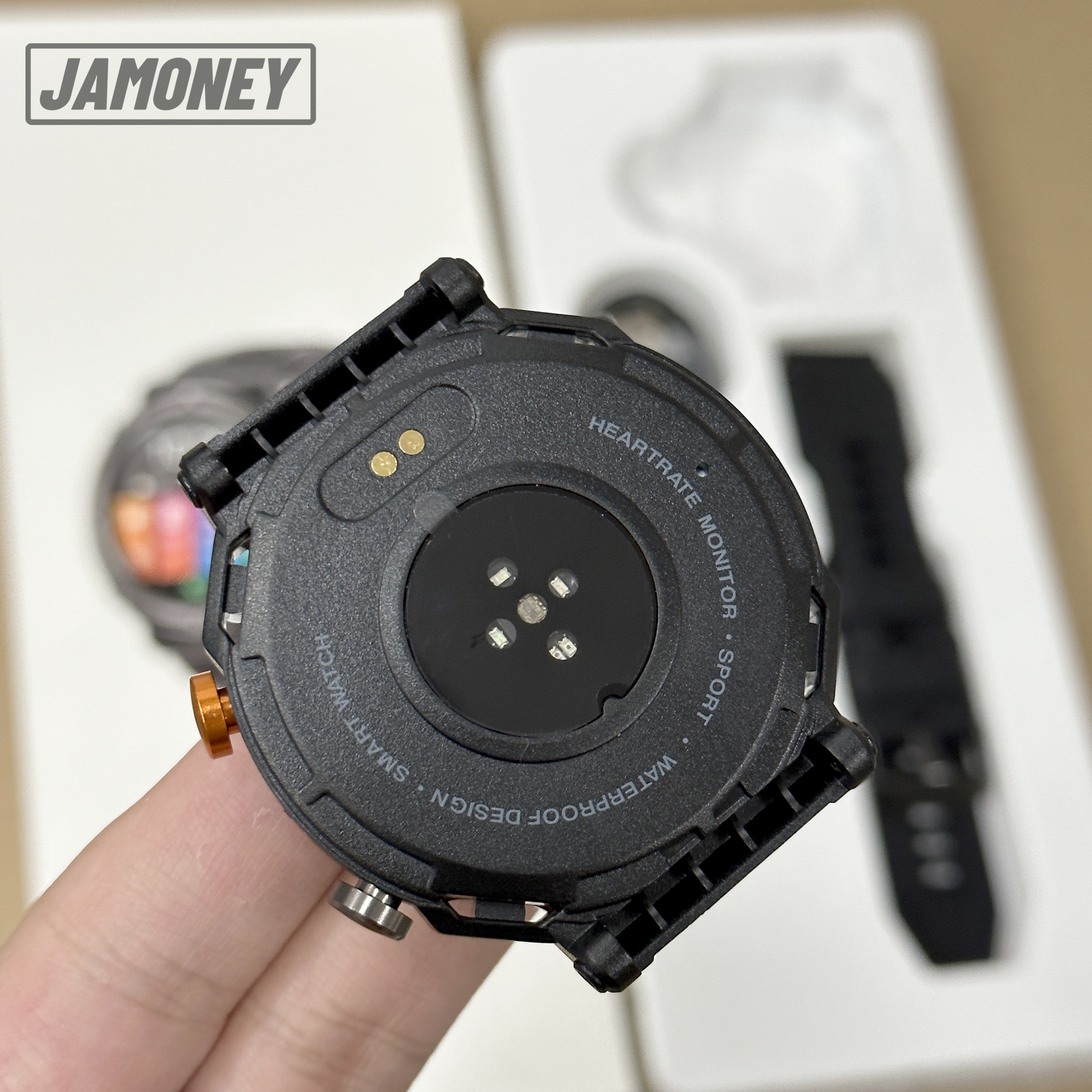 JAMONEY Hot selling K52 smart watch 2024 for men with 400mah long battery life round BT call outdoor sports smartwatch