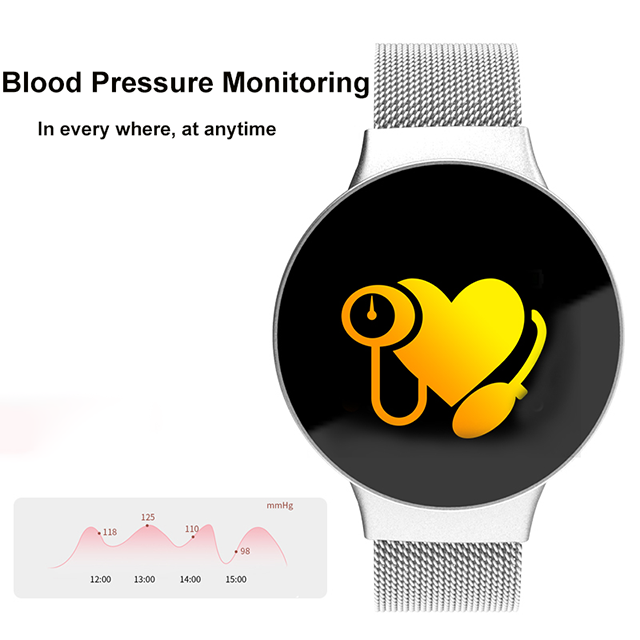 Smart bracelet with Heart rate and blood pressure monitoring multi-sport mode IP67 waterproof smart watch 2020