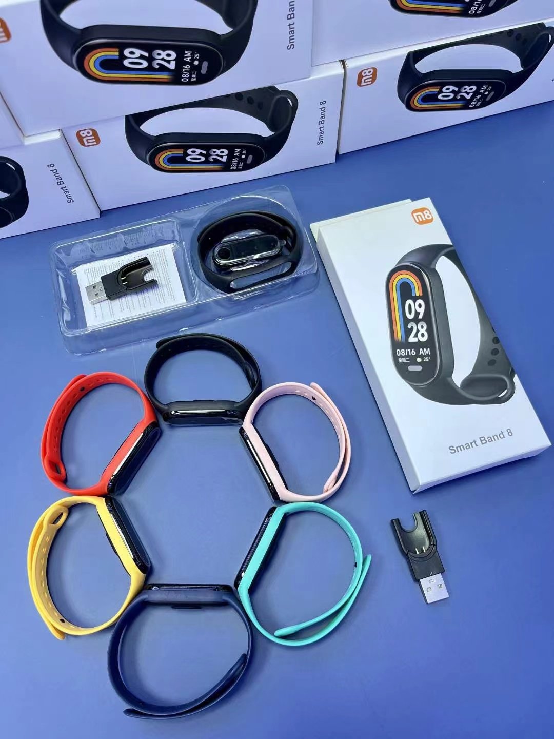Cheapest price sport wristband m8 Smart Bracelet band M8 smart watch band