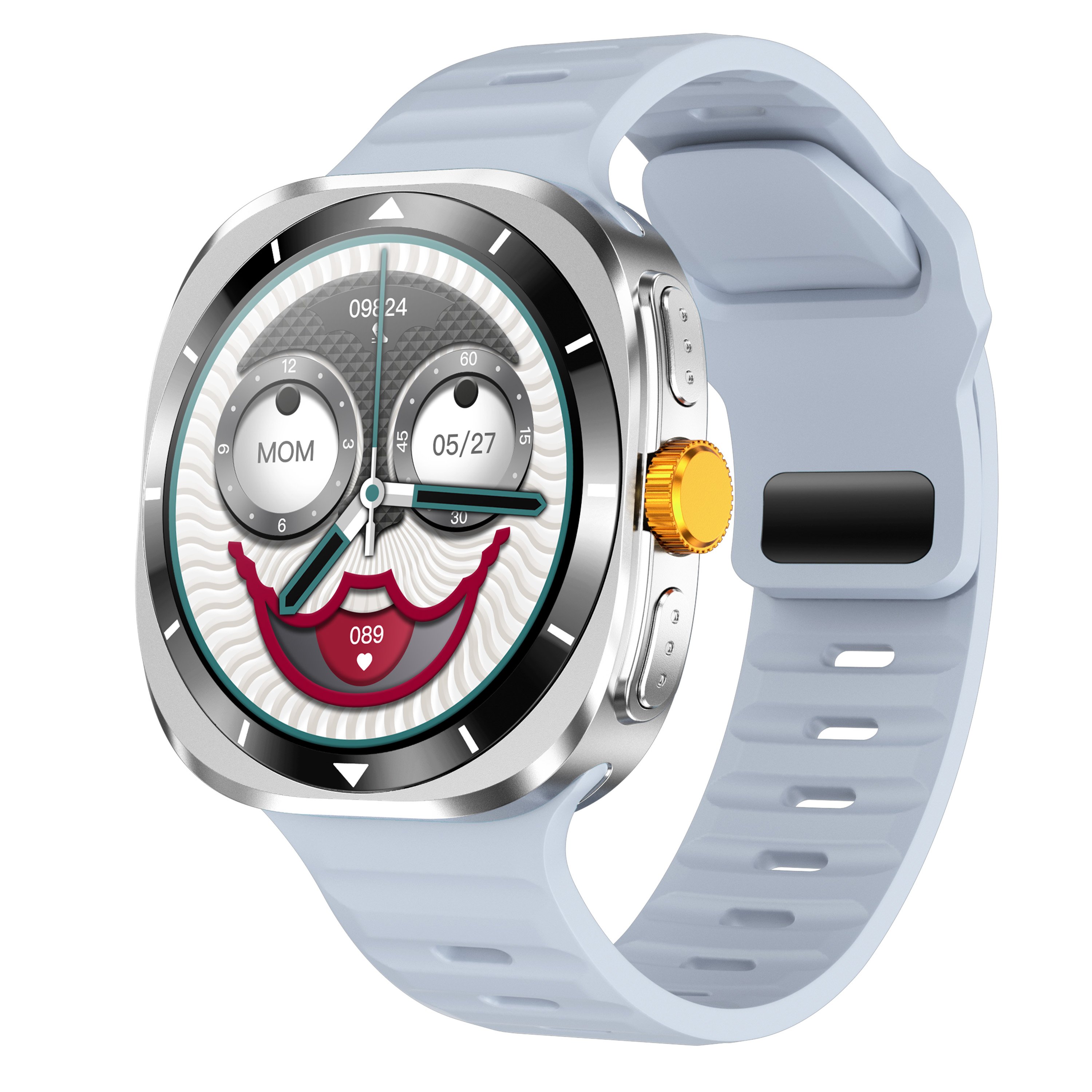 2024 F7 Ultra Smart Watch 1.53inch Screen Compass BT Calling Health Monitoring Heart Rate Blood Oxygen Sport Smart Watch for Men