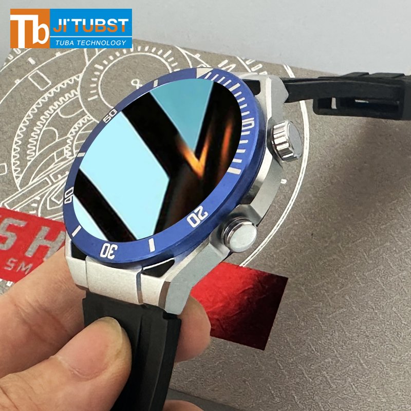 High Quality HK5 Smartwatch Amoled Screen Long Battery Life GPS NFC Chat GTP Smart watch HK5Hero reloj inteligente