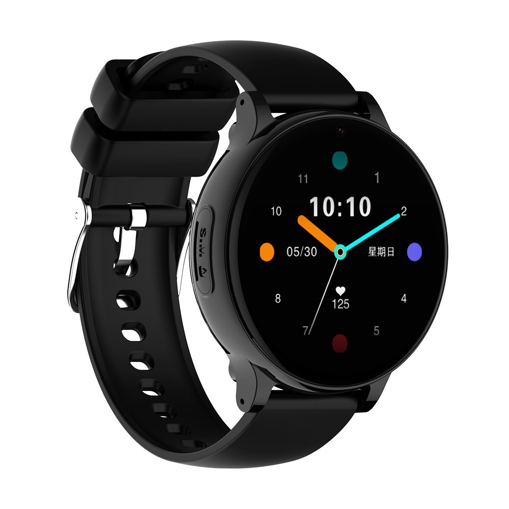 Round 4g Senior Smart Watch Gps Location Sos Call Heart Rate Blood Pressure Blood Oxygen Monitor Fall Detection for Elderly