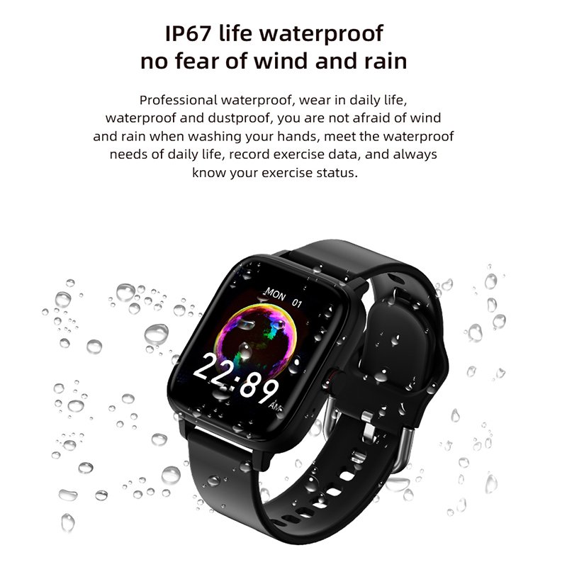 2024 Newest i13 Blood oxygen monitoring fashion smart watch smart Full day health monitoring Multilingual smart watch 2024