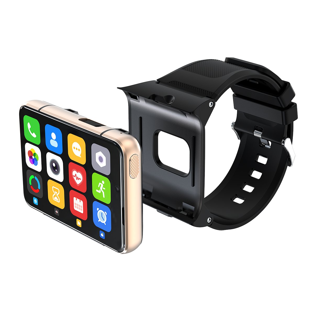 Manufactured Hd Dual Camera 500W+1300W Google Store Smart Watch With Play With Heart Rate