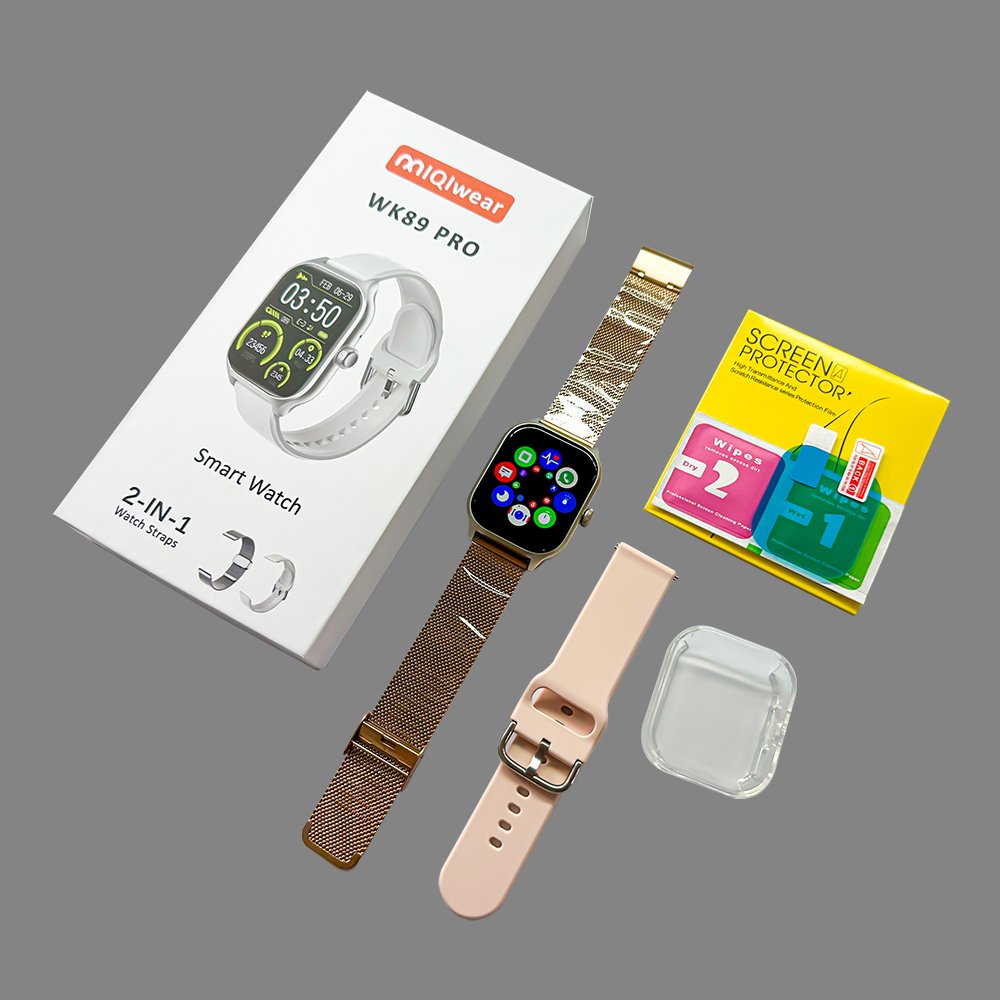 Smart watch WK89 pro series 9 fashion sport phone calling reloj montre connecte smart watch band smartwatch 2024 men women