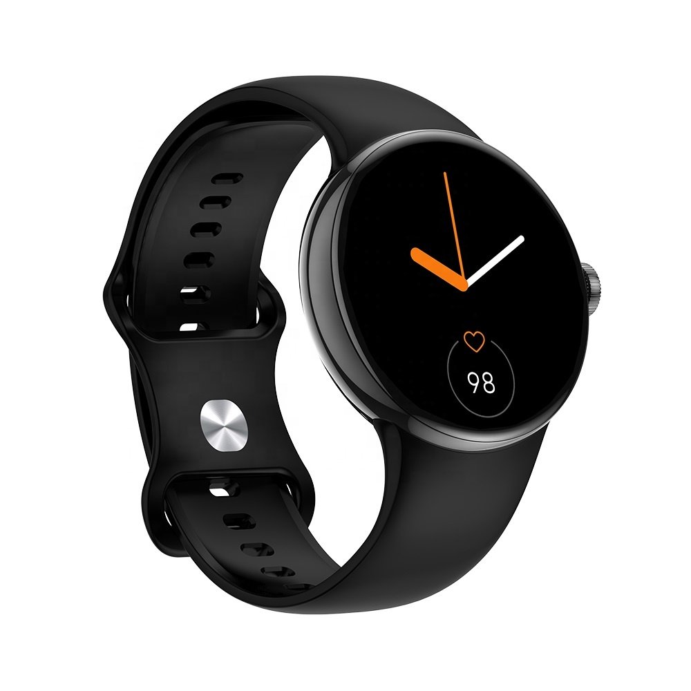 Luxury AMOLED Round Screen Smartwatch LA24 Health Reloj Inteligente IP68 Waterproof Smart Watch for Men Women