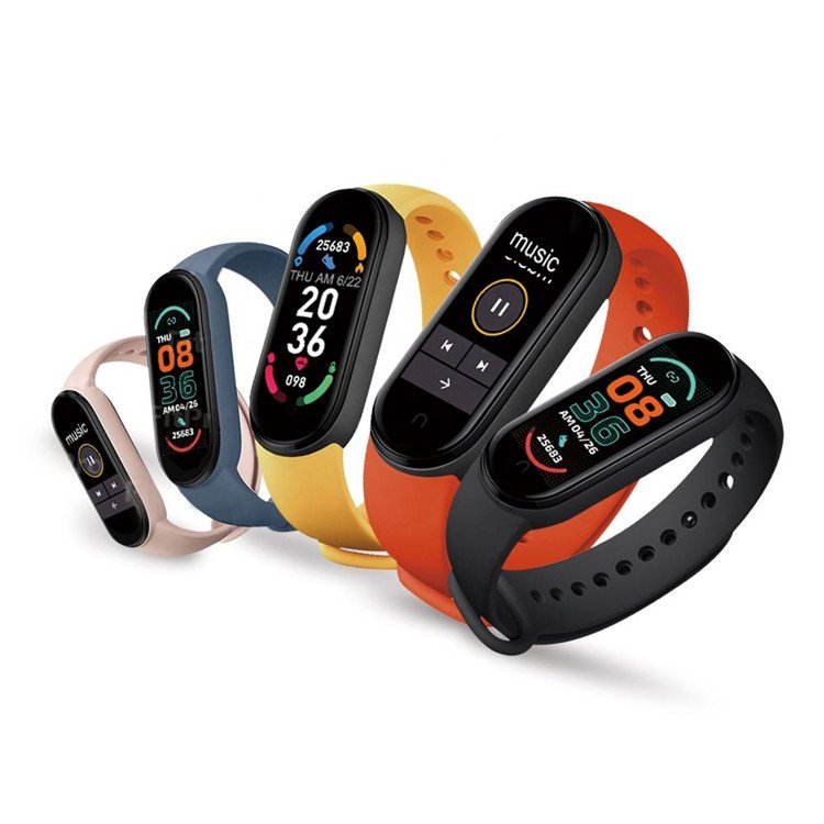 M6 Smart Bracelet Watch Fitness Tracker Blood Pressure Heart Rate Blood Pressure Monitor Waterproof Sports Smart Watch