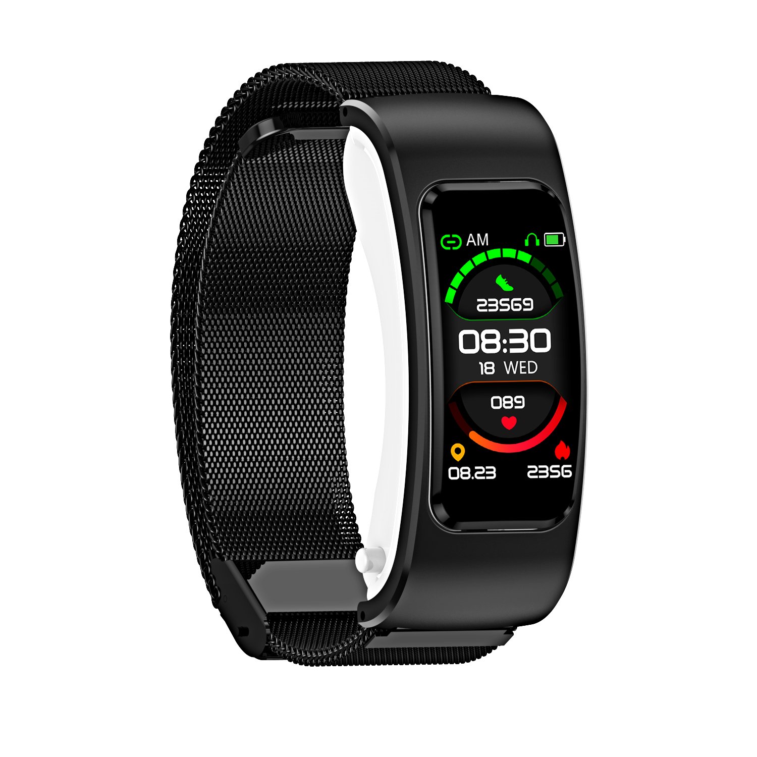 New K60 Bluetooth Wireless 2-in-1 Earphone Smart Watch Health Tracker Fitness Bracelet Smart Wristband Bluetooth Headset relogio feminino