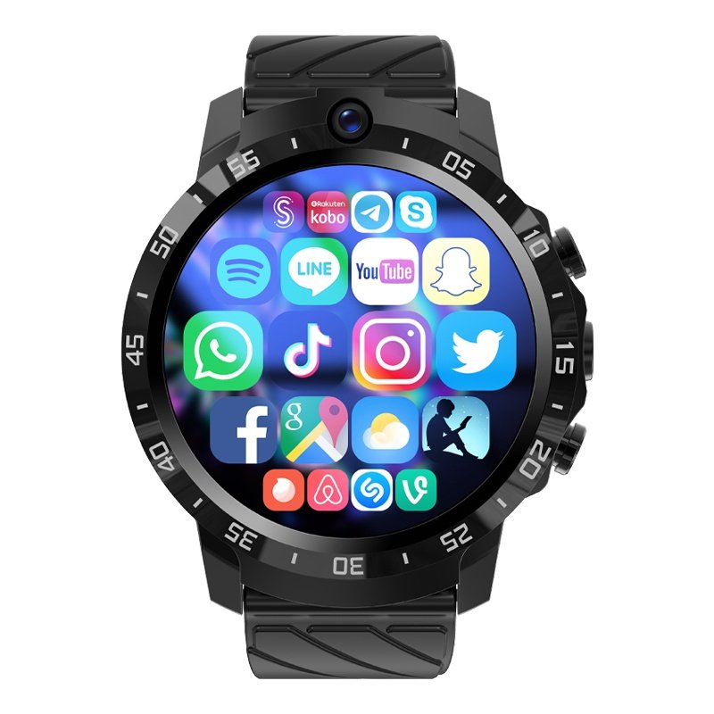 Waterproof 1.6 inch IPS 400*400 Smartwatch 1000Mah BT Calling GPS Wifi MT27 4G Network Smart Watch Step Counting Heart Rate